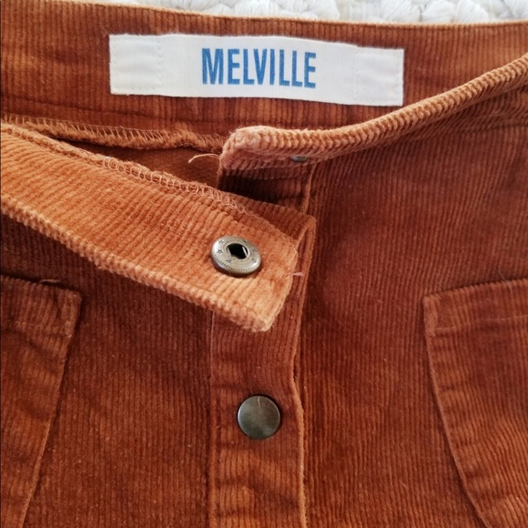 Brandy Melville Corduroy Button Up Skirt - Picture 2 of 3